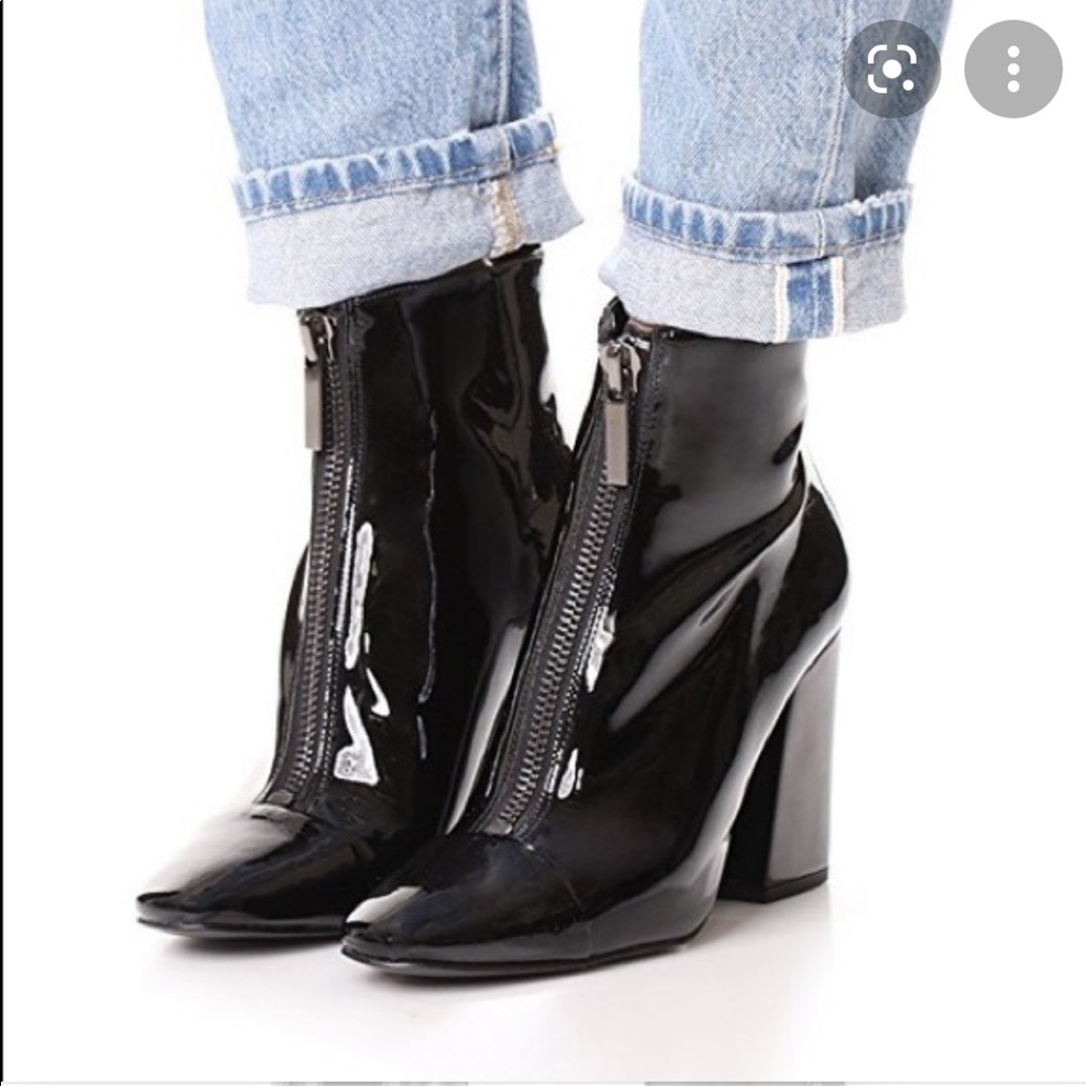 Kendall & Kylie Patent Leather Heeled Booties